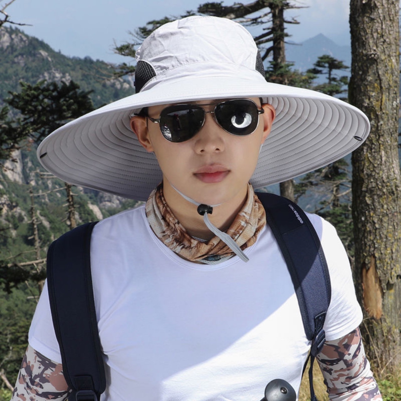 15cm Big Brim Summer Sun Protection Hat Fishing Hat Uv Protection Sun Hat Sun Protection Sun Hat Outdoor Fisherman Hat