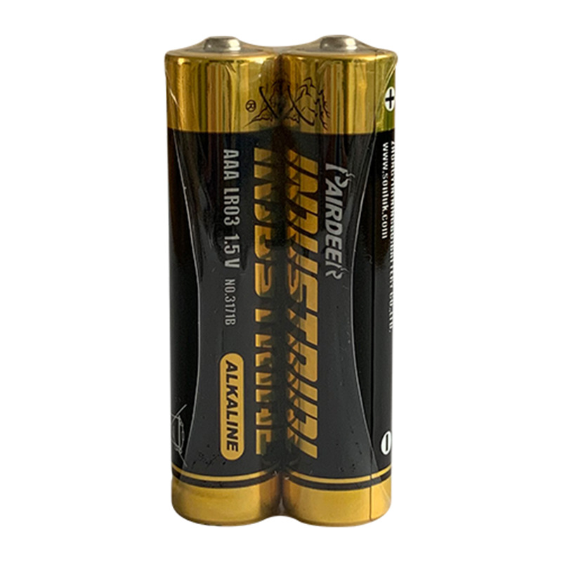 供应双鹿pairdeer电池aaa7号电池碱性lr03七号鼠标遥玩具控器电池