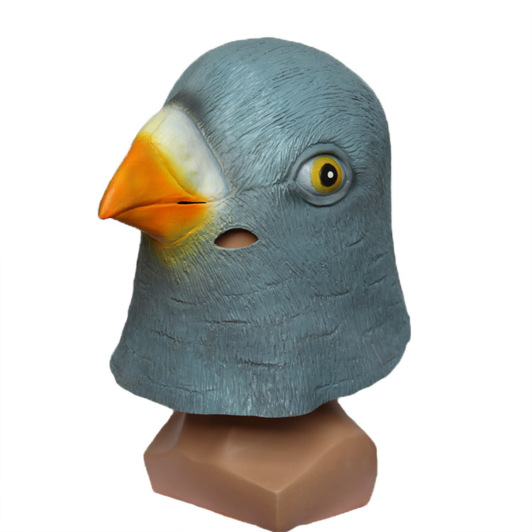 Pigeon Mask Latex Animal Headgear