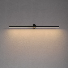 丹麦极简设计师客厅长条镜前灯壁灯北欧简约现代床头艺术氛围灯具