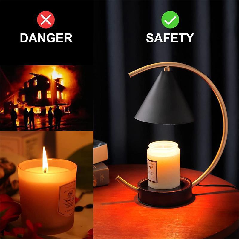 Aromatherapy Wax Lamp Timing Lifting Gift Candle Bedside Decoration Nordic Wooden Table Lamp Creative Lamp Paraffin Melter