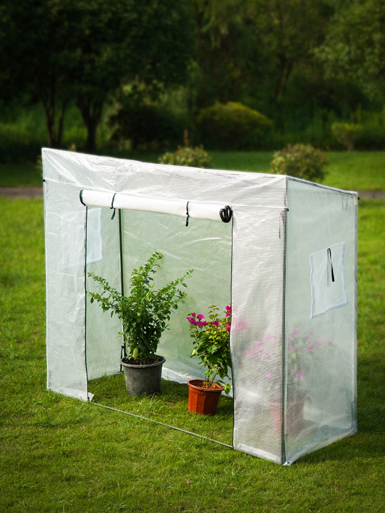 花园暖房阳台庭院户外小型防雨棚简易温室花房棚架多肉植物保温棚