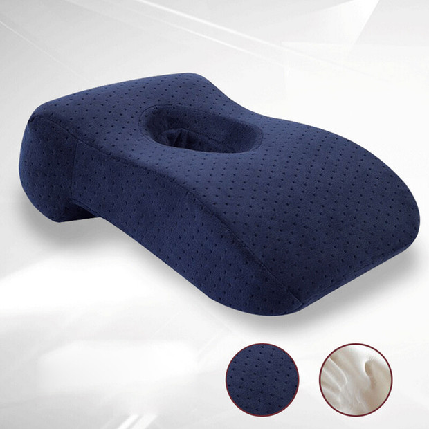聚氨酯记忆海棉 人体工学海绵 颈部抗疲劳驼峰透气u型枕芯定制