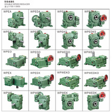 wpa变速减速器立式wpo涡轮蜗轮蜗杆减速机齿轮箱小型卧式带电机.