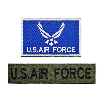 美国空军徽章u.s.air force战术士气布贴刺绣魔术贴补丁袖标胸条