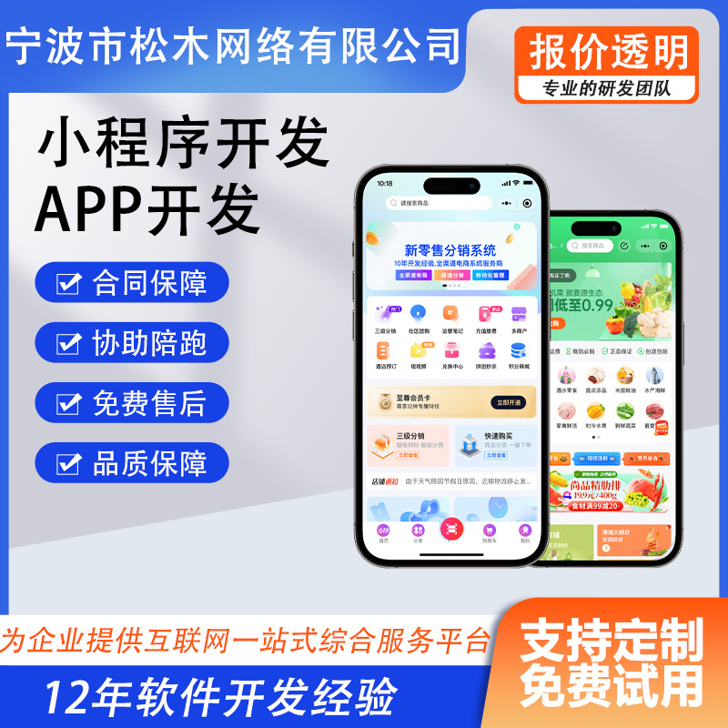 APP公众号小程序分销商城开发UI设计社交裂变小程序商城软件开发