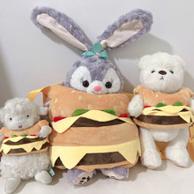 30cm20cm小熊公仔衣服小羊狐狸兔子汉堡外带包棉花娃娃通用可爱