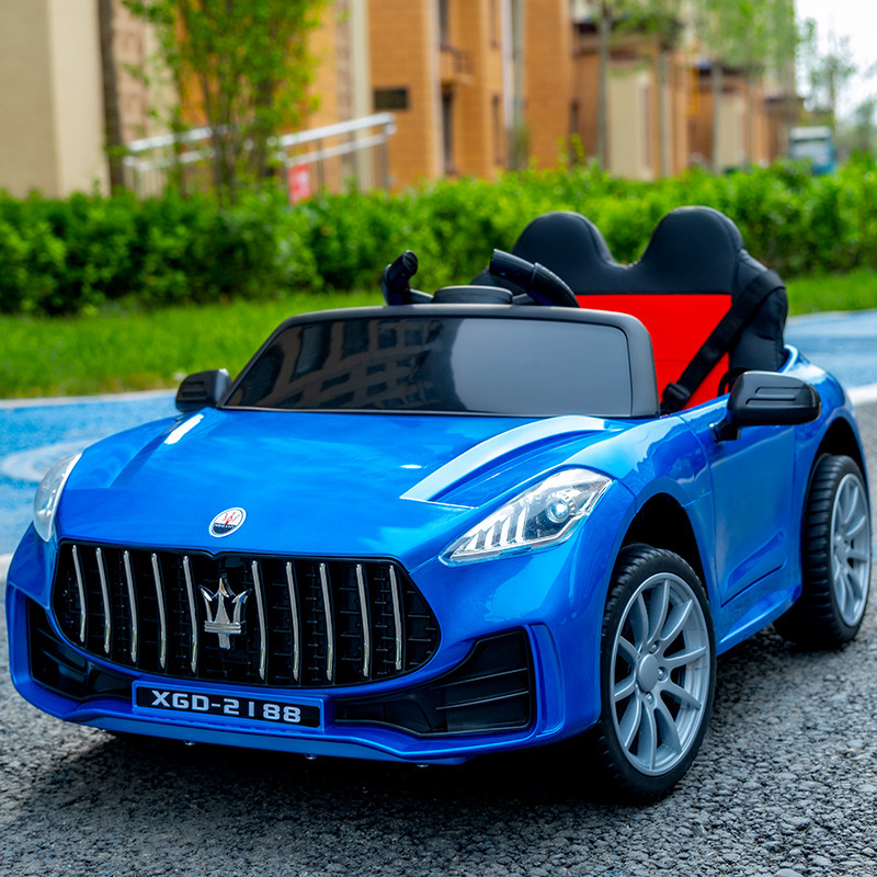 儿童电动车四轮童车男女孩电动汽车婴儿宝宝玩具车可充电坐人摇摆