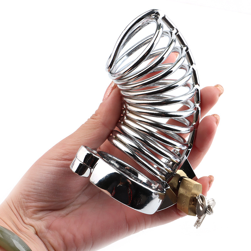 不锈钢贞操锁 贞洁锁男用贞操带jj锁阴茎锁情趣用品性工具