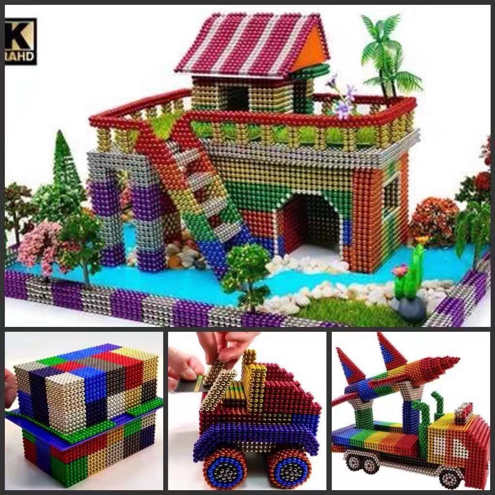 巴克球1000颗网红大号磁力珠diy玩具魔力磁球趣玩学生减压跨跨境