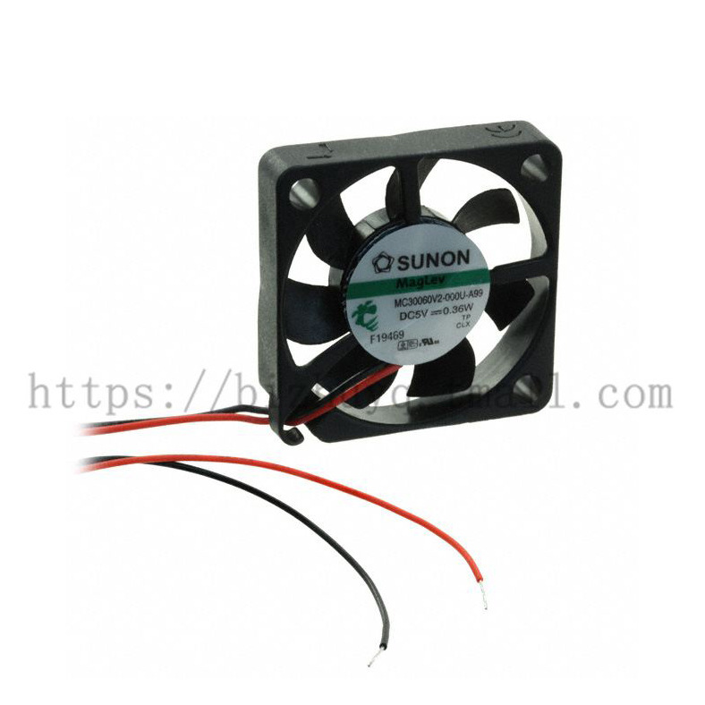 SUNON MC30060V2-000U-A99 FAN AXIAL 30X6.9MM 5VDC WIRE 0.36W