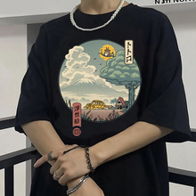 宫崎骏电影周边系列印花夏季情侣休闲薄款短袖T恤anime跨境