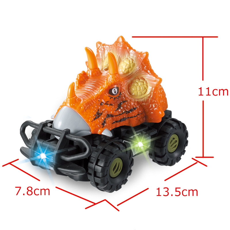 Cross-Border New Arrival Jurassic Dinosaur Children 'S Educational Toys Light Music Electric Universal Intelligent Children 'S Toy Car