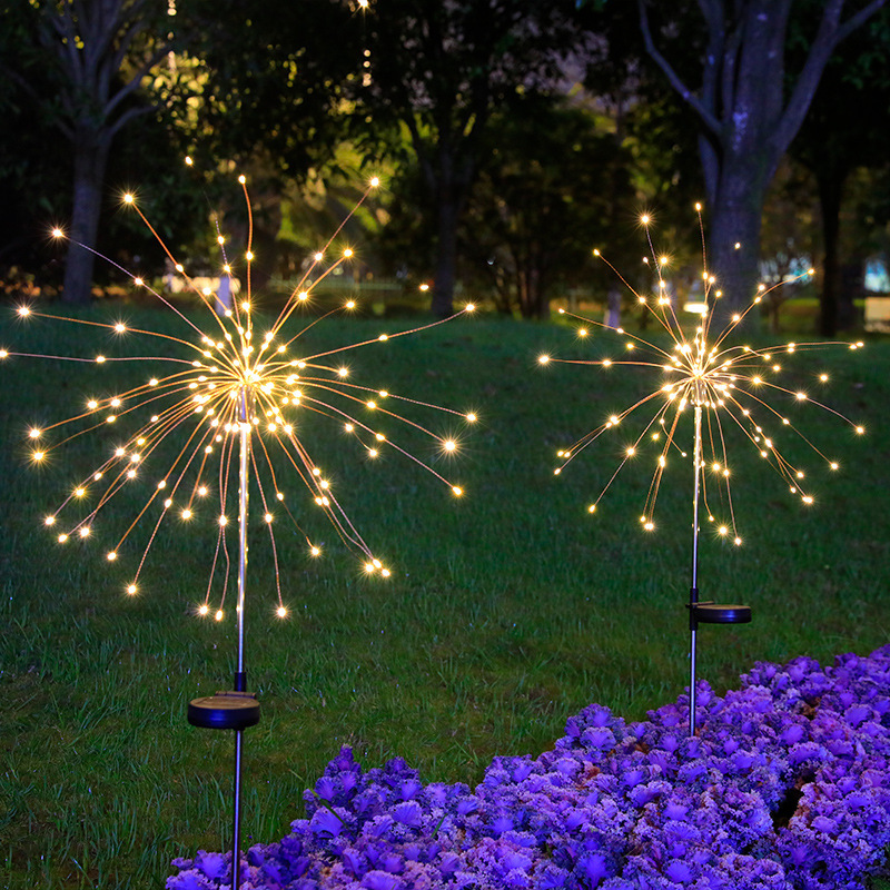 Solar Smoke Lamp Copper Wire String Light Outdoor Garden Decoration Home Courtyard Lawn Lighting Led Light