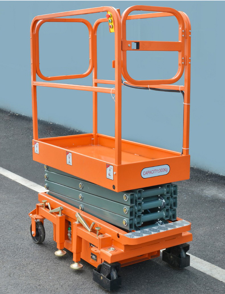 sjy03-39电动液压升降平台车剪叉式升降移动式车升降机高空作业