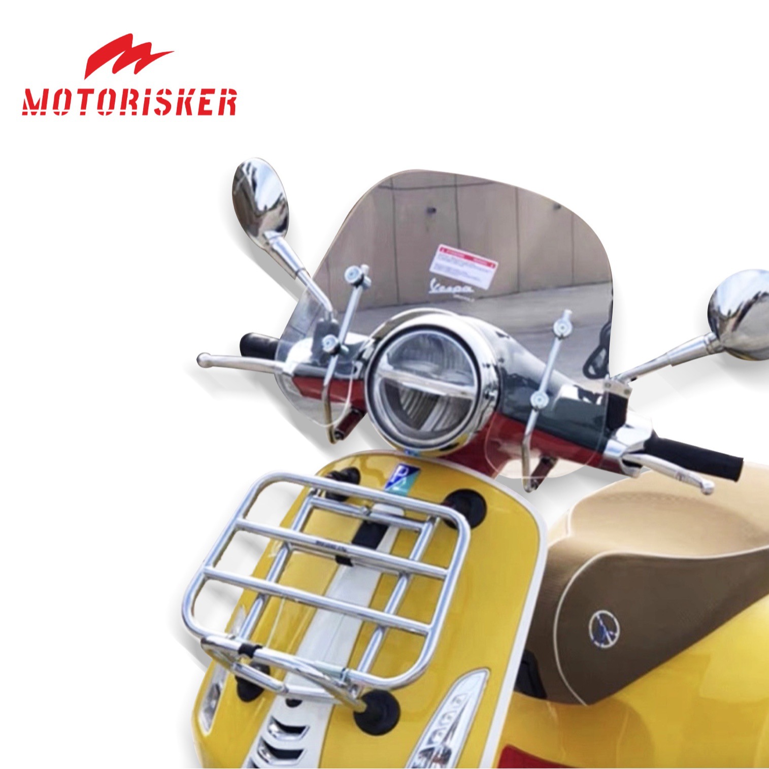 适用维斯帕vespa风挡改装比亚乔春天冲刺150 gts300 摩托车前风挡