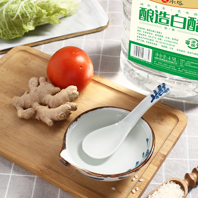 水塔醋酿造白醋大桶装醋家用食用醋凉拌醋包邮泡脚除垢醋商用10斤