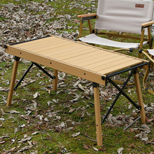 户外露营多功能IGT战术桌折叠组合野餐桌铝合金便携式三单元桌