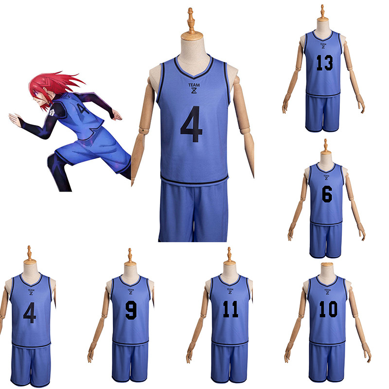 蓝色监狱球衣bluelockcos 洁世一凪诚士郎蜂乐回千切豹马运动套装