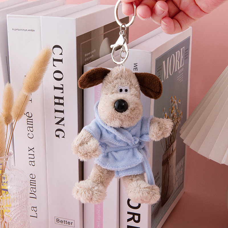 Shopkeeper Dog Doll Clothes Doll Keychain Xiaohongshu Same Style Pilot Plush Toy Valentine's Day Gift