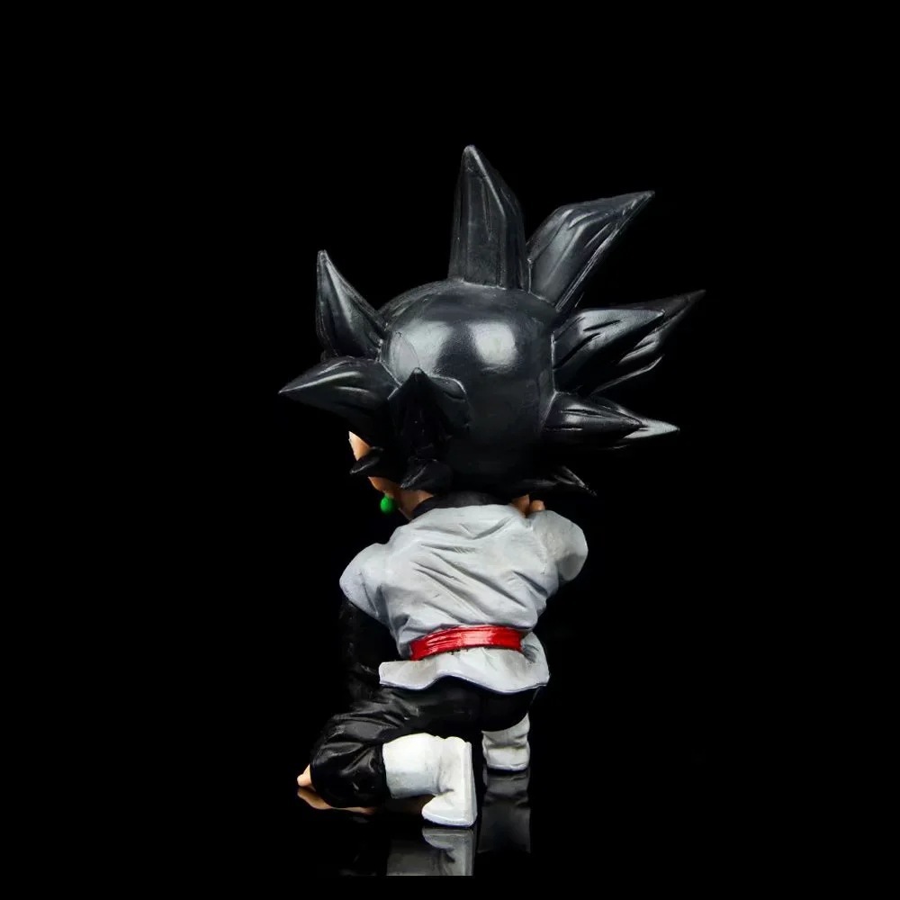 超级赛亚人 gk 桃红悟空 竖中指黑悟空 可换头 q版公仔 盒装手办