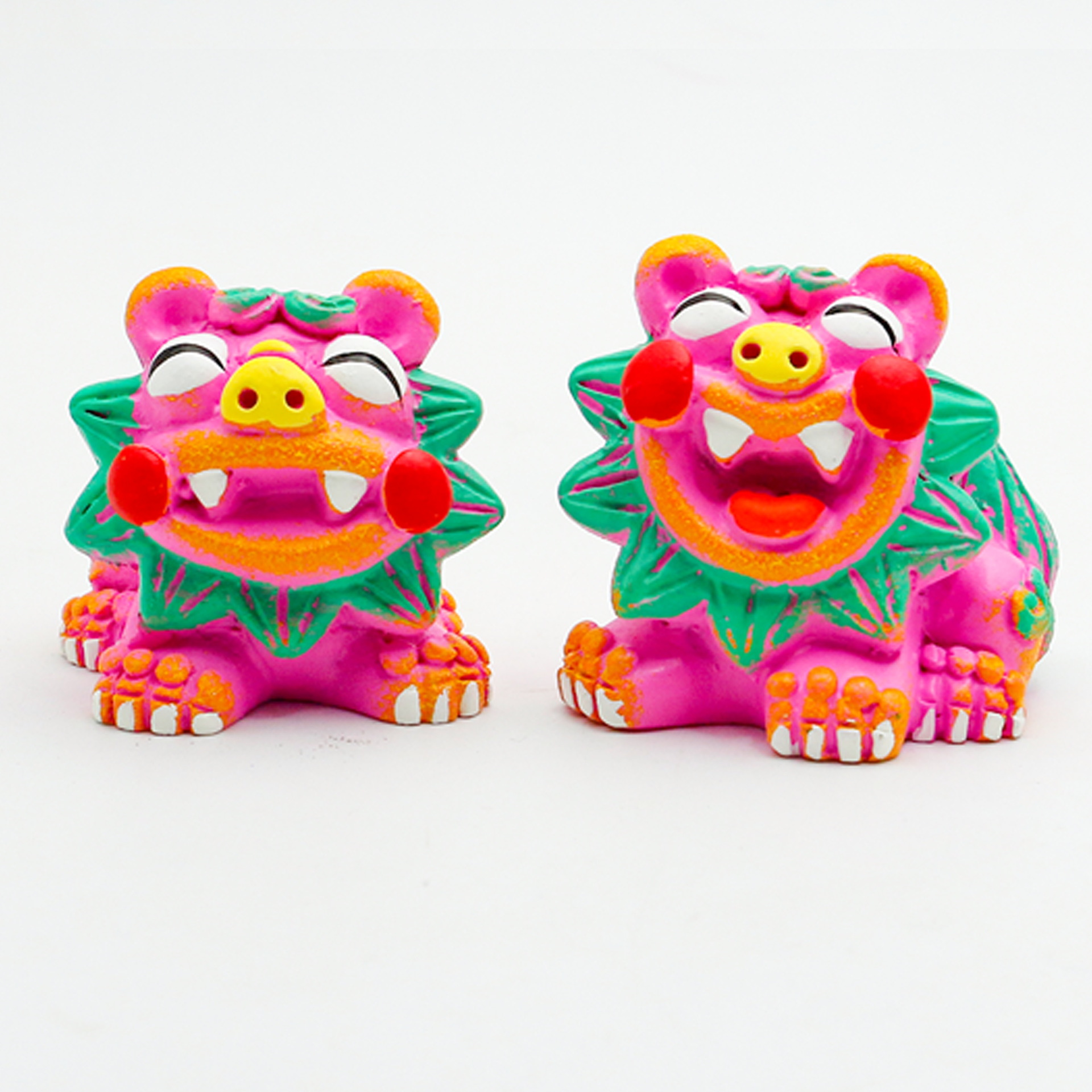 【小号】狮三百|石狮子创意可爱摆件文创集市旅游纪念工艺品文创