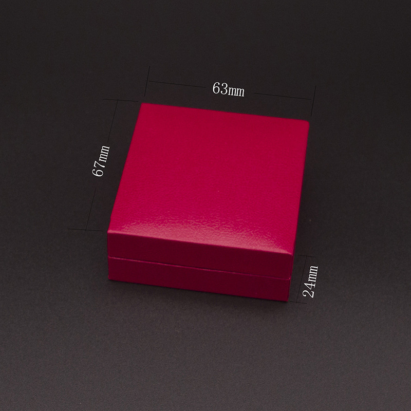 厂家批发 蝴蝶扣徽章盒 包装盒翻盖礼品盒仿pu特种纸盒印logo