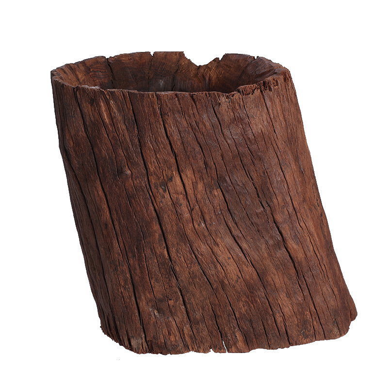 紫柚木沉木树桩躲避洞 乌龟晒台鱼虾躲避屋 鱼缸造景装饰摆件沉木