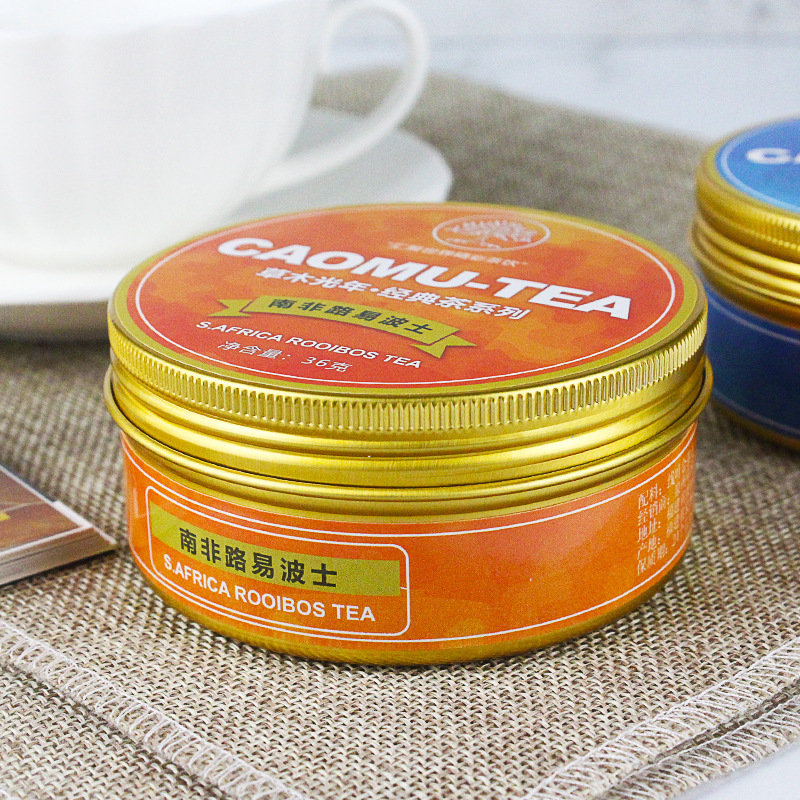 南非路易波士/博士茶 rooibos 国宝茶 36克精美罐装 礼品茶花草茶