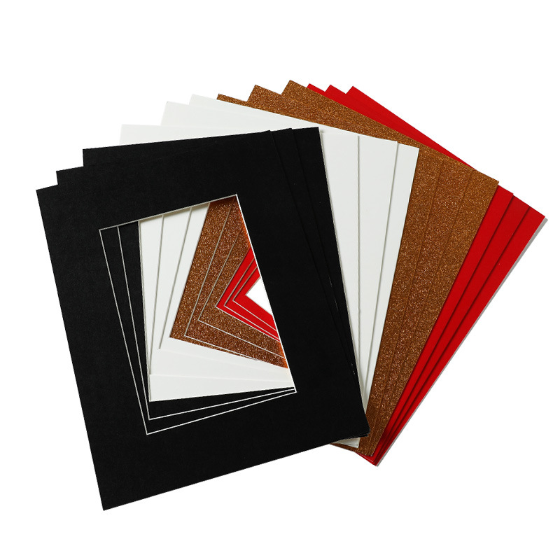 相框卡纸内衬厂家批发相框配件白色相框内衬卡纸圆形国画装裱卡纸