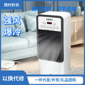 无叶移动空调扇家用水冷电风扇宿舍立式降温神器冷暖一体机批代发