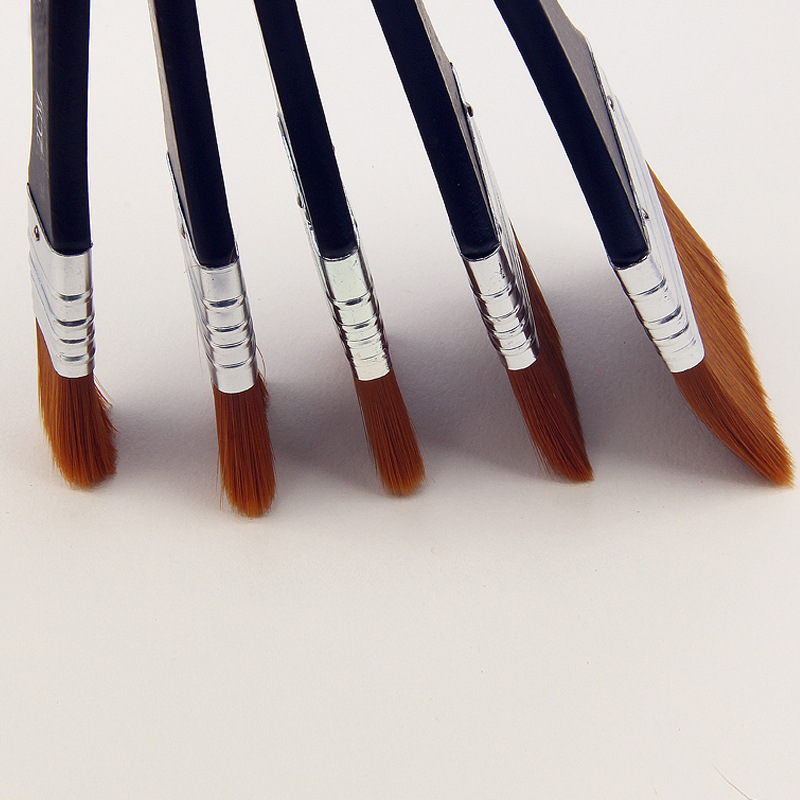 尼龙毛刷子丙烯板刷儿童绘画笔刷 美术水粉彩油画画刷排笔颜料刷