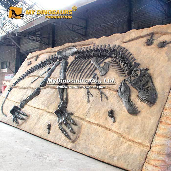 拼装恐龙骨架剑龙霸王龙化石板模型 儿童考古挖掘手工主题摆件