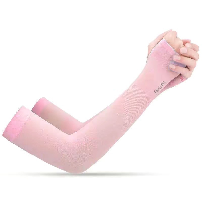 Summer Ice Sleeve Sun Protection Oversleeve Men and Women Ice Silk Uv Protection Outdoor Gloves Oversleeves Cycling Arm Guard Wholesale