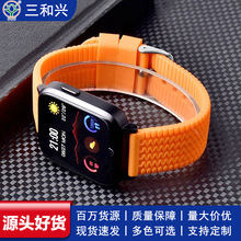 适用于华为gt4/3佳明三星手表硅胶表带男女运动款手表带通用22mm