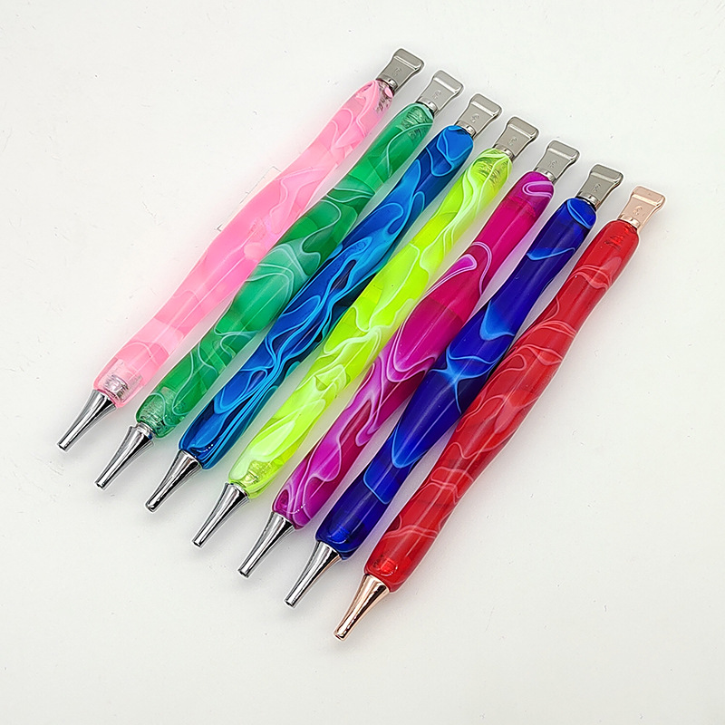 钻石画树脂点钻笔新款金属笔头工具套装批发十字绣点钻工具笔外贸