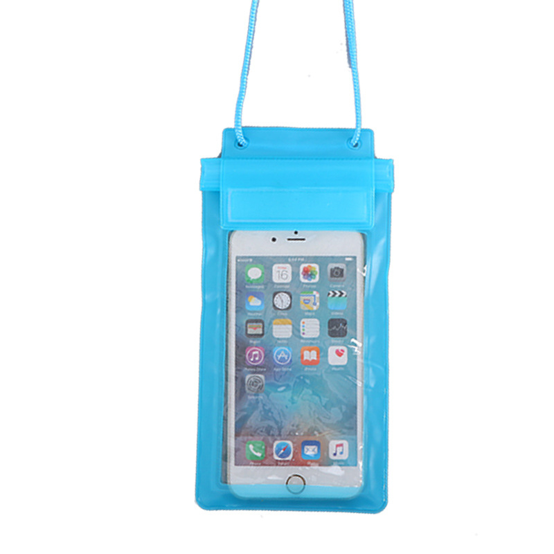 Factory Wholesale Swimming Transparent Waterproof Phone Set Beach Pvc Touch Screen Three Sealed Mobile Phone Waterproof Bag Customization