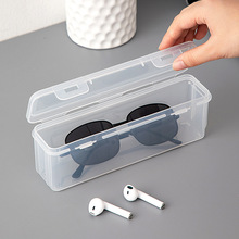 厂家直销眼镜收纳盒透明整理盒子太阳镜墨镜老花镜展示盒理线器盒