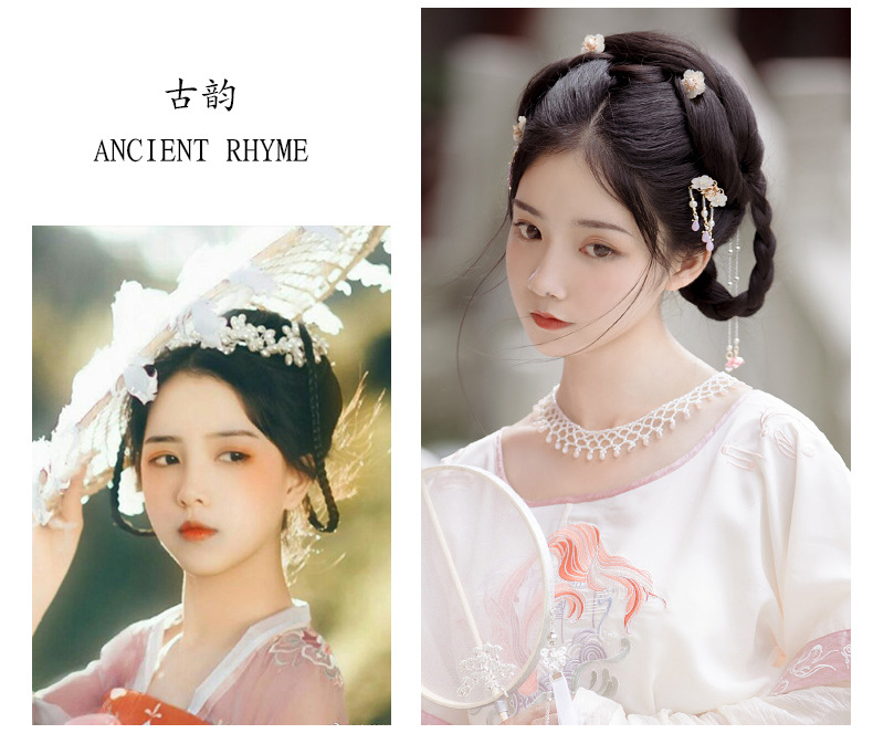 假发辫子女麻花辫马尾辫子表演造型古风大小汉服长辫发饰古装头饰