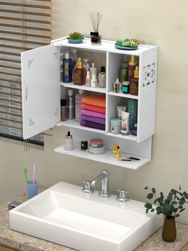 挂墙式镜柜浴室收纳柜置物收纳储物柜卫生间洗手间洗漱台柜子壁挂