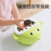 Cross border new pattern Removable silica gel Snack cup Baby Bowl snacks Container Handle with suction cup Cross border new pattern Removable silica gel Snack cup Baby Bowl snacks Container Handle with suction cup