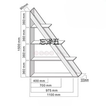 ZS客厅隔断展示置物架书架花架装饰架书柜沙发玄关门厅进门落地收