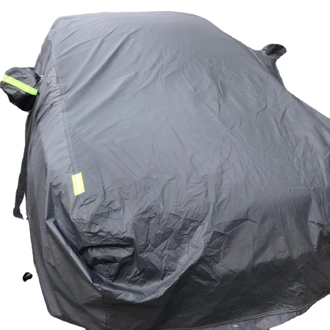 汽车车衣加厚牛津布加棉车衣 车罩 防水防尘 防雨雪 定做款深灰色