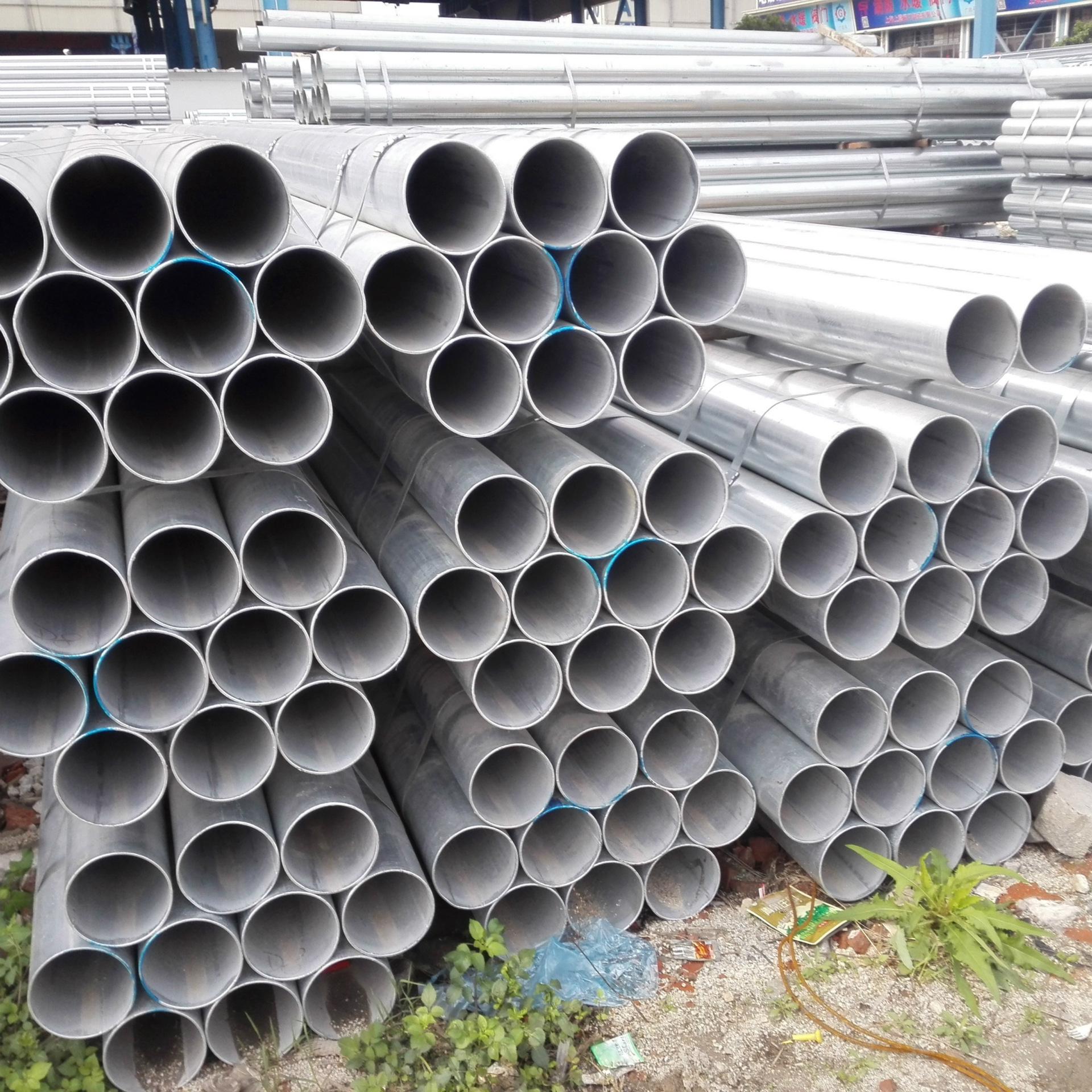 广东佛山 华岐镀锌管 消防镀锌圆管 冷镀锌钢管 建筑工程镀锌管