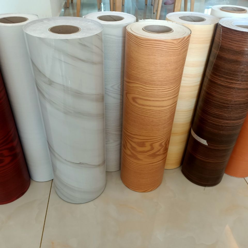 pvc自带胶免漆防水木纹贴纸贴皮家具衣柜木纹墙贴纸