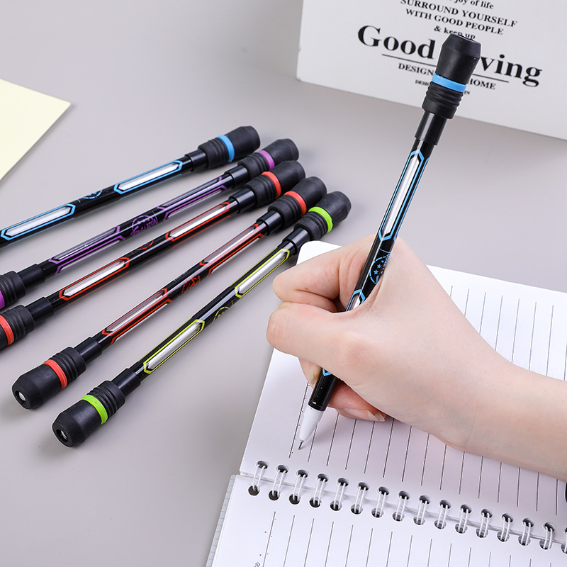 Spring Pen Full Needle Tube Gel Pen Development Intelligence Beginner Spring Pen Replaceable Core Creative Pressure Relief Toy Pen