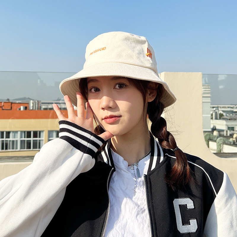 春秋渔夫帽女日系短发学生韩版百搭遮阳帽chic出游简约帽子原宿潮