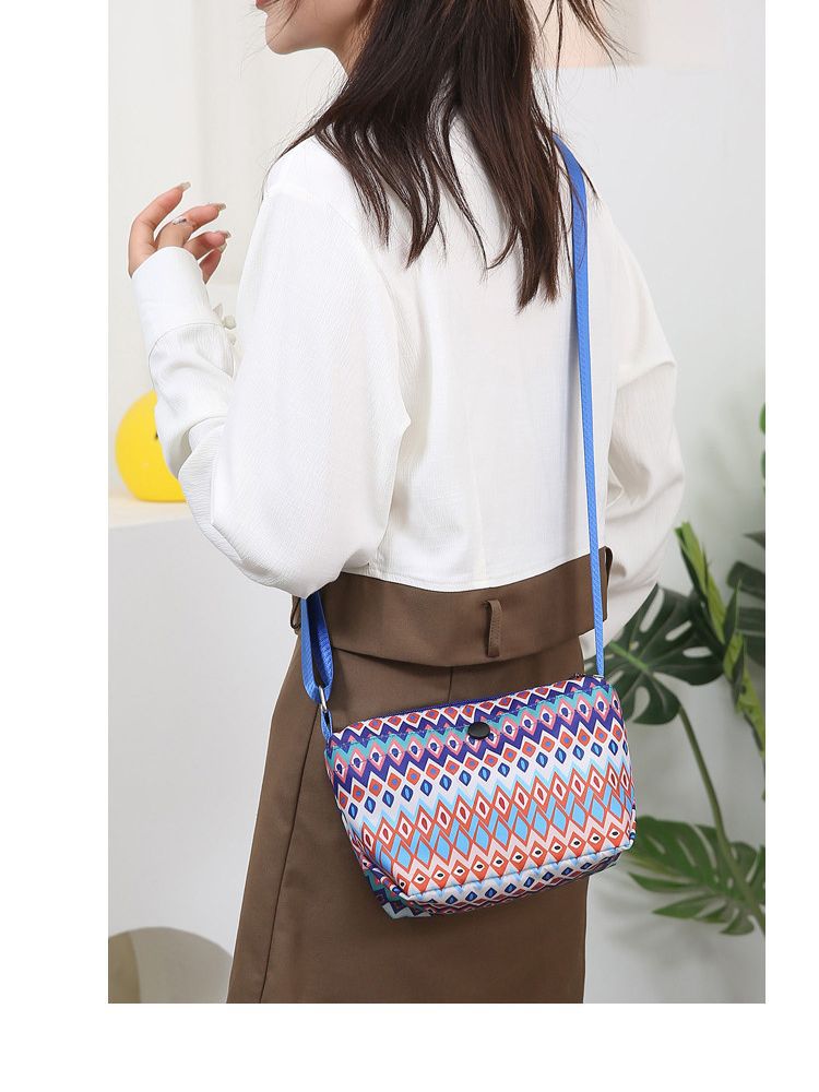 Multi-Layer Small Cloth Bag Shoulder Bag 2022 New Casual Nylon Oxford Cloth Lightweight Shoulder Bag Trendy Women's Cross-Body Bag