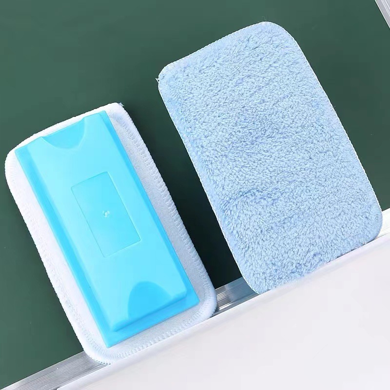 水溶粉笔专用黑板擦 无尘粉笔可拆洗毛巾擦 毛巾替换布白板擦批发