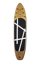 工厂供应木纹花色充气冲浪板SUP桨板水上浮板钓鱼板 含配件